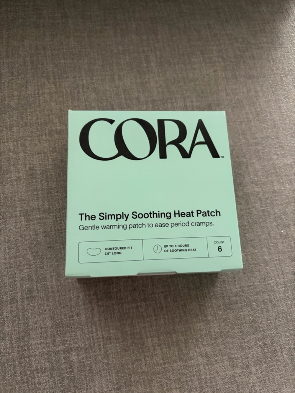 CORA Simply Soothing Heat Patch - Mint Green Pack